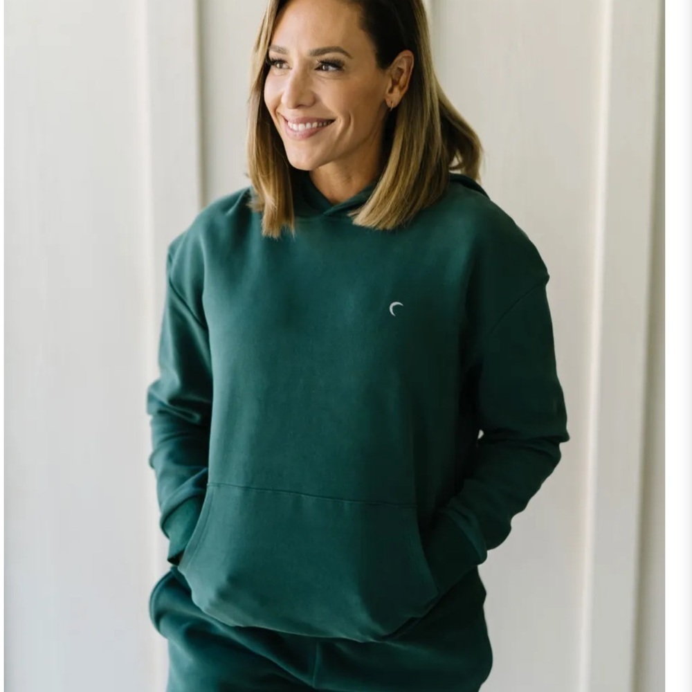 ZYAI Active Pine Green Relaxation Hoodie Unbelievably Soft! Sz. L